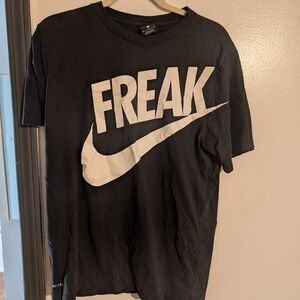 Nike Men's Black 'Freak' Graphic Tee
